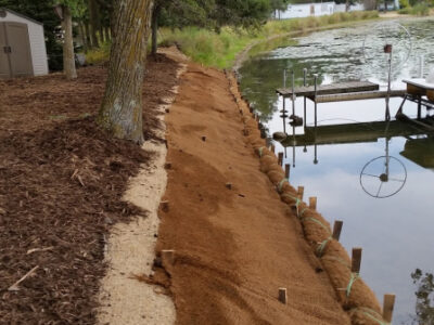 restoration of a shoreline