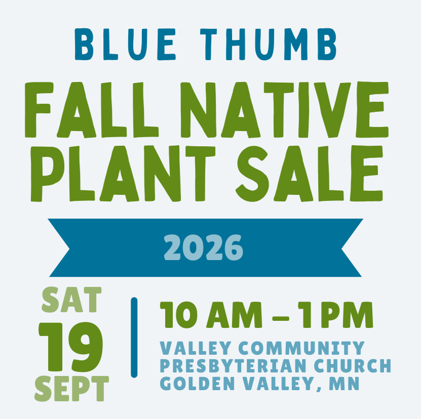 Blue Thumb Fall Native Plant Sale