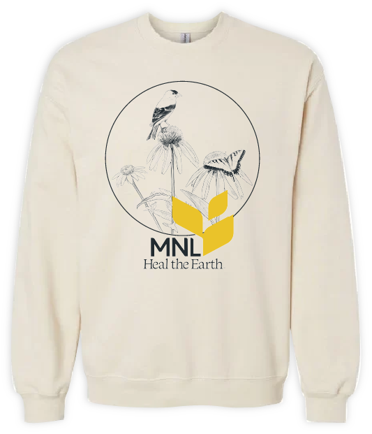 Coneflower Circle Crew Sweatshirt